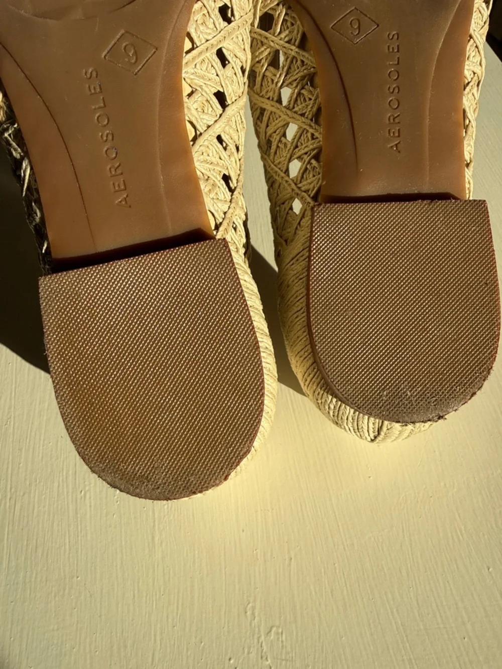 Aerosoles Arno Raffia Ballet Flat Natural Womens size 9 - Picture 15 of 16